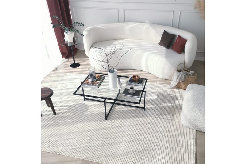 Alskaliden Sofabord 94x35x94 cm - Svart - Møbler - Bord - Sofabord & salongbord