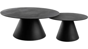 Sofabord Alvros 59 cm - Brunsvart - Møbler - Bord - Sofabord & salongbord