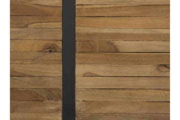 Amlin Sofabord 110 cm på Hjul - Brun/Svart - Møbler - Bord - Sofabord & salongbord