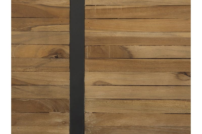 Amlin Sofabord 110 cm på Hjul - Brun/Svart - Møbler - Bord - Sofabord & salongbord