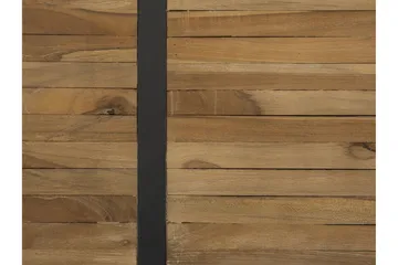 Amlin Sofabord 110 cm på Hjul - Brun/Svart - Møbler - Bord - Sofabord & salongbord