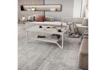 Andifli Sofabord 60x45,8x120 cm - Hvit - Møbler - Bord - Sofabord & salongbord