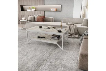 Andifli Sofabord 60x45,8x120 cm - Hvit - Møbler - Bord - Sofabord & salongbord