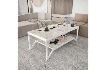 Andifli Sofabord 60x45,8x120 cm - Hvit - Møbler - Bord - Sofabord & salongbord