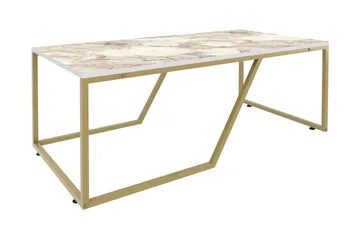 Andifli Sofabord 60x48x120 cm - Hvit - Møbler - Bord - Sofabord & salongbord