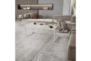 Andifli Sofabord 60x48x120 cm - Hvit - Møbler - Bord - Sofabord & salongbord