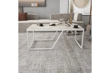 Andifli Sofabord 60x48x120 cm - Hvit - Møbler - Bord - Sofabord & salongbord