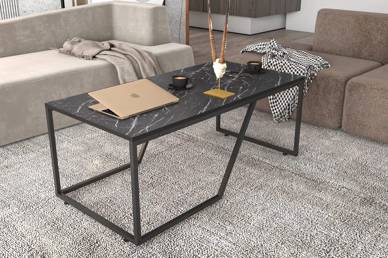 Andifli Sofabord 60x48x120 cm - Svart - Møbler - Bord - Sofabord & salongbord