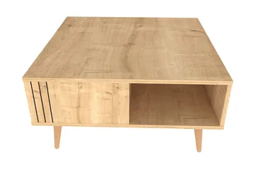 Andifli Sofabord 89,6x46,5x89,6 cm - Eik - Møbler - Bord - Sofabord & salongbord