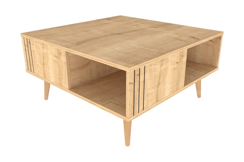 Andifli Sofabord 89,6x46,5x89,6 cm - Eik - Møbler - Bord - Sofabord & salongbord