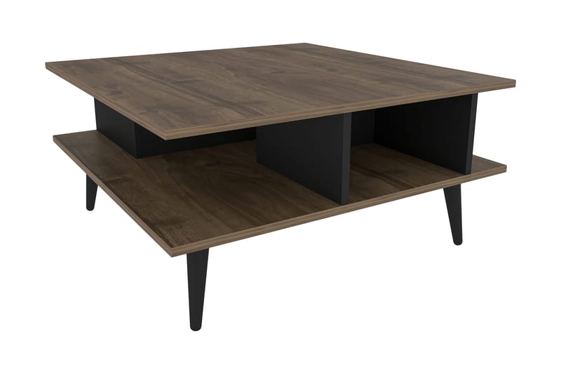 Andifli Sofabord 89x44x89 cm, Brun