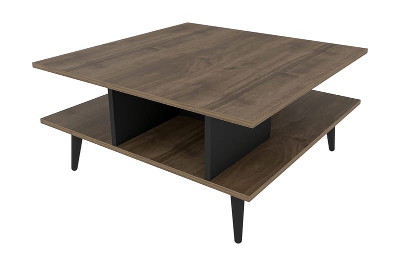 Andifli Sofabord 89x44x89 cm - Brun - Møbler - Bord - Sofabord & salongbord
