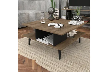 Andifli Sofabord 89x44x89 cm - Brun - Møbler - Bord - Sofabord & salongbord