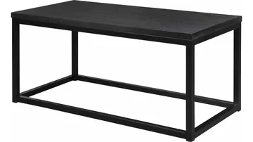 Sofabord Anish 94x47 cm Umontert - Svartlakkert - Møbler - Bord - Sofabord & salongbord