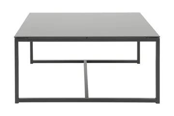 Ardler Sofabord 100 cm - Glass/Svart - Møbler - Bord - Sofabord & salongbord