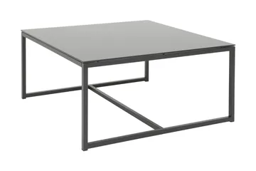 Ardler Sofabord 100 cm - Glass/Svart - Møbler - Bord - Sofabord & salongbord