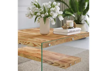 Assanisa Sofabord 75 cm - Natur - Møbler - Bord - Sofabord & salongbord