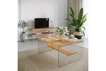 Assanisa Sofabord 75 cm - Natur - Møbler - Bord - Sofabord & salongbord