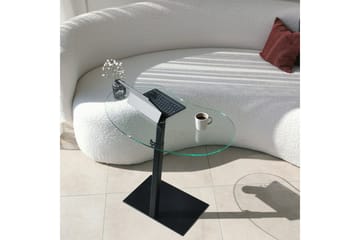 Athodna Sofabord 70x40x70 cm Oval - Svart - Møbler - Bord - Sofabord & salongbord