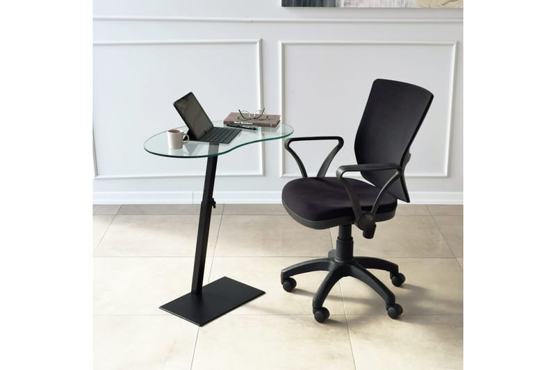 Athodna Sofabord 70x40x70 cm Oval - Svart - Møbler - Bord - Sofabord & salongbord