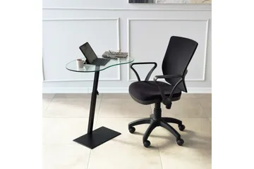 Athodna Sofabord 70x40x70 cm Oval - Svart - Møbler - Bord - Sofabord & salongbord