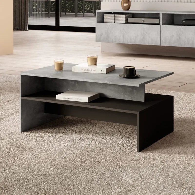 Sofabord Baros - Betonglys - Møbler - Bord - Sofabord & salongbord