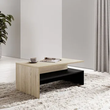 Sofabord Baros - San Remo Eik Lys Laminat - Møbler - Bord - Sofabord & salongbord