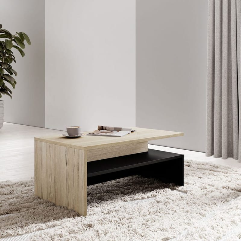 Sofabord Baros - San Remo Eik Lys Laminat - Møbler - Bord - Sofabord & salongbord