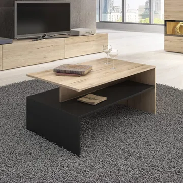 Sofabord Baros - San Remo Eik Lys Laminat - Møbler - Bord - Sofabord & salongbord