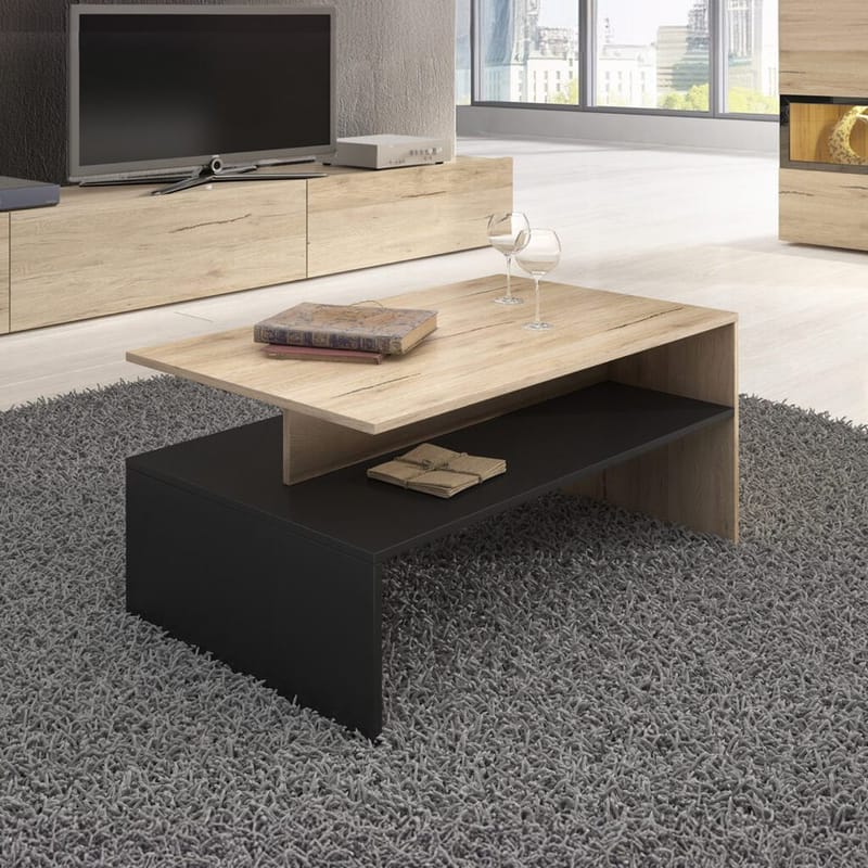 Sofabord Baros - San Remo Eik Lys Laminat - Møbler - Bord - Sofabord & salongbord