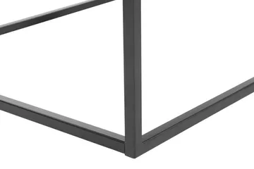 Barreras Sofabord 100 cm Marmormønster - Svart - Møbler - Bord - Sofabord & salongbord