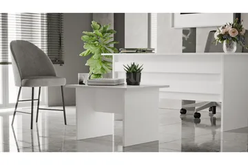 Barrock Sofabord 60 cm - Hvit - Møbler - Bord - Sofabord & salongbord