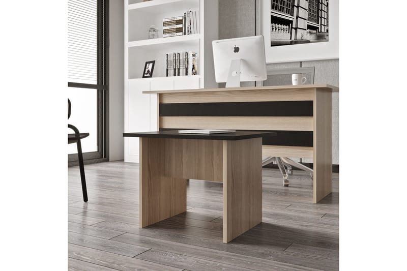 Barrock Sofabord 60 cm - Natur/Svart - Møbler - Bord - Sofabord & salongbord