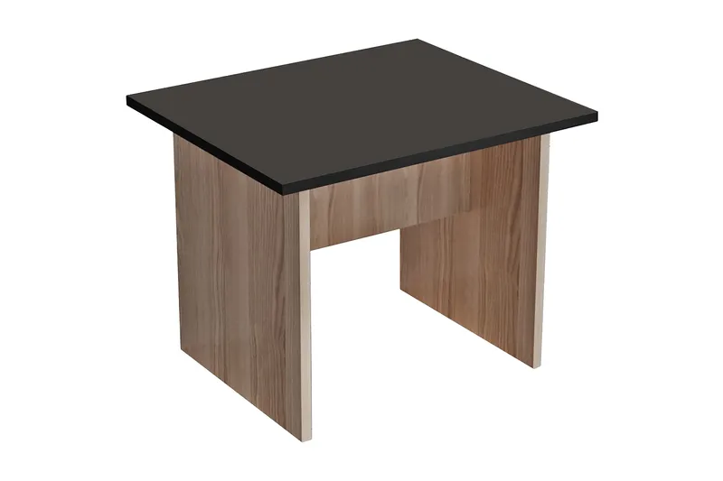 Barrock Sofabord 60 cm, Natur/Svart
