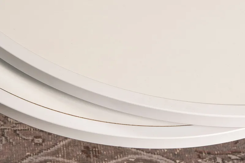 Bazra Settbord - Hvit - Møbler - Bord - Sofabord & salongbord