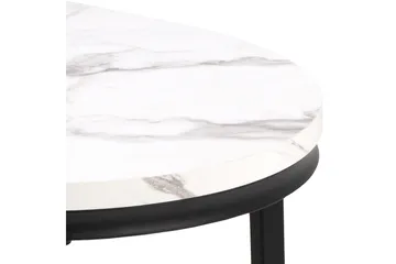 Belgrat Sofabord 70 cm Rund - Hvid - Møbler - Bord - Sofabord & salongbord