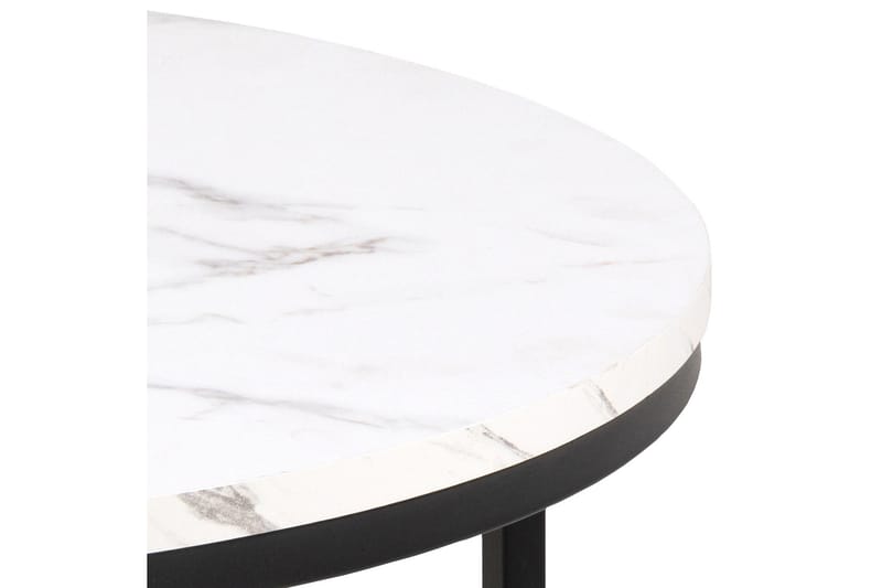Belgrat Sofabord 80 cm Rund - Hvid - Møbler - Bord - Sofabord & salongbord