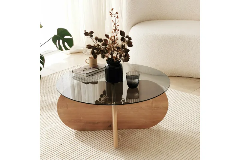 Bengul Sofabord 75 cm - Grå - Møbler - Bord - Sofabord & salongbord