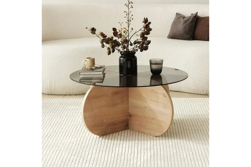 Bengul Sofabord 75 cm, Grå