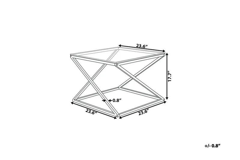 Beverly Sofabord 60 cm - Gull - Møbler - Bord - Sofabord & salongbord
