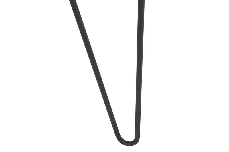 Bondiss 45 cm Rundt Sofabord med Hårnålsben i Teak - Brun - Møbler - Bord - Sofabord & salongbord