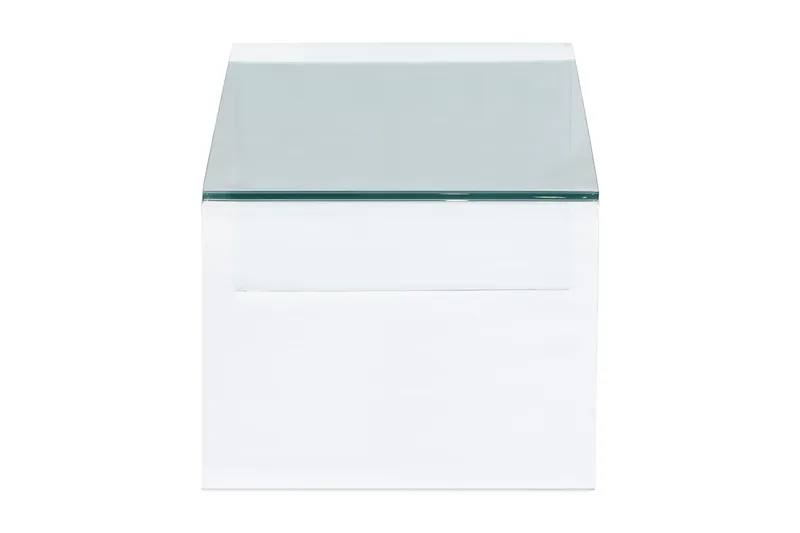 Bonisiolo Rektangulært Sofabord i Glass 110 cm - Transparent - Møbler - Bord - Sofabord & salongbord