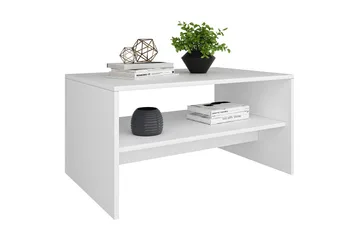 Bozdogan Sofabord 90x46,8x90 cm - Hvit - Møbler - Bord - Sofabord & salongbord