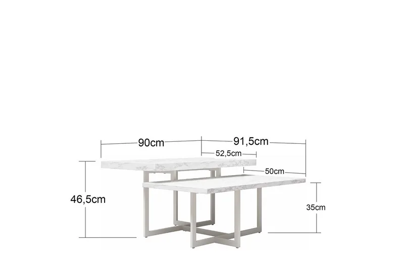Sofabord Brielle - Møbler - Bord - Sofabord & salongbord