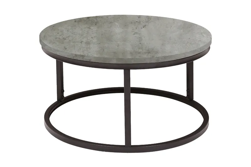 Brite Sofabord 60x32 cm Grå