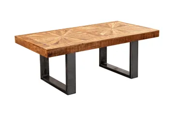 Buncton Sofabord 105 cm - MangoTre/Svart - Møbler - Bord - Sofabord & salongbord