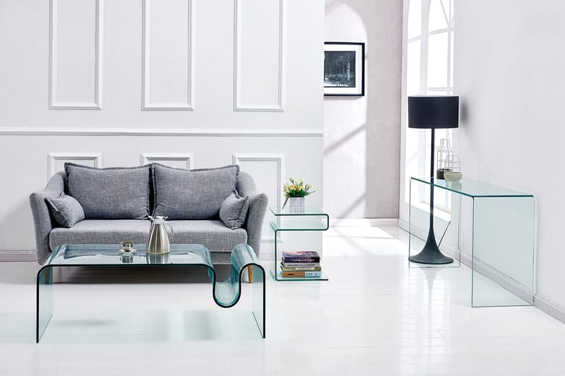 Sofabord Burano 120 cm - Glass - Sofabord & salongbord