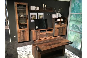 Cadle Sofabord 110 cm med Oppbevaringshylle - Brun - Møbler - Bord - Sofabord & salongbord - Sofabord med oppbevaring