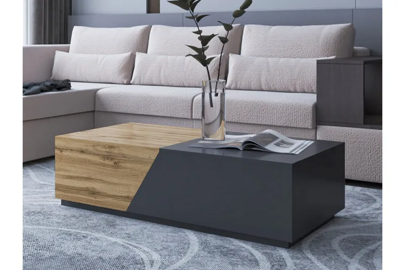 Carbost Soffbord 60 cm Anthracite - Møbler - Bord - Sofabord & salongbord