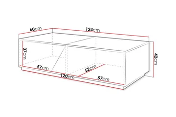 Carbost Soffbord 60 cm NO_BRAND White - Møbler - Bord - Sofabord & salongbord